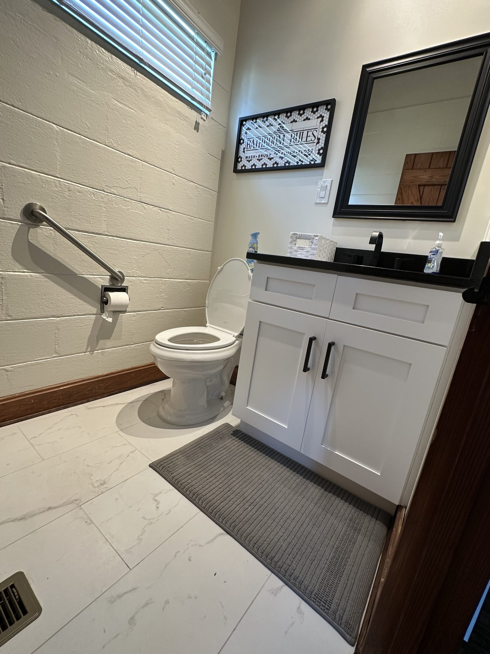 The second full bathroom
